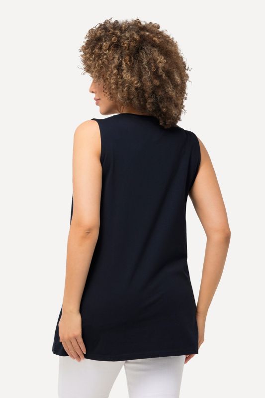 Essential V-Neck Stretch Cotton Tank