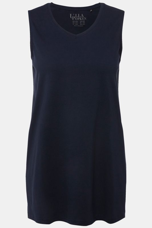 Essential V-Neck Stretch Cotton Tank