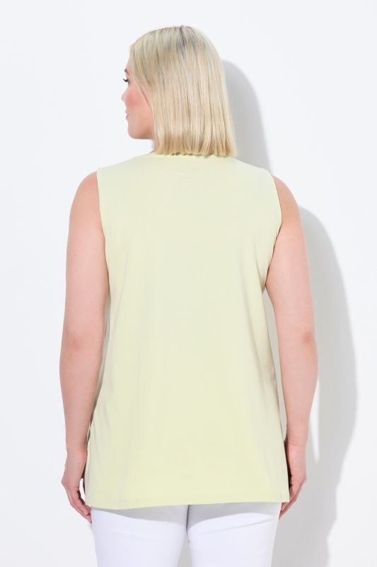 Essential V-Neck Stretch Cotton Tank