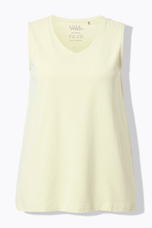 Essential V-Neck Stretch Cotton Tank