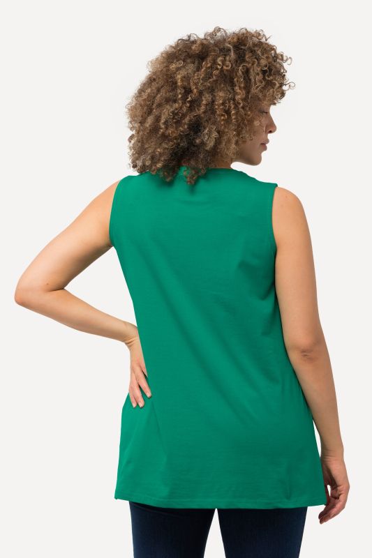Essential V-Neck Stretch Cotton Tank