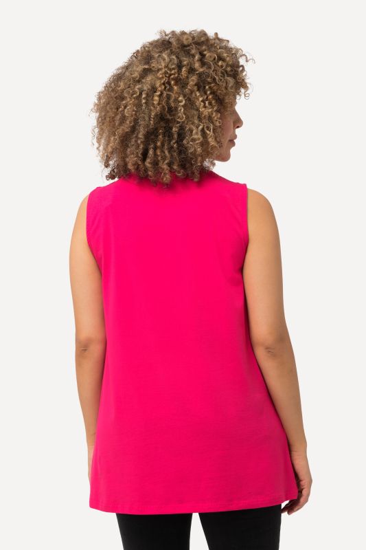 Essential V-Neck Stretch Cotton Tank