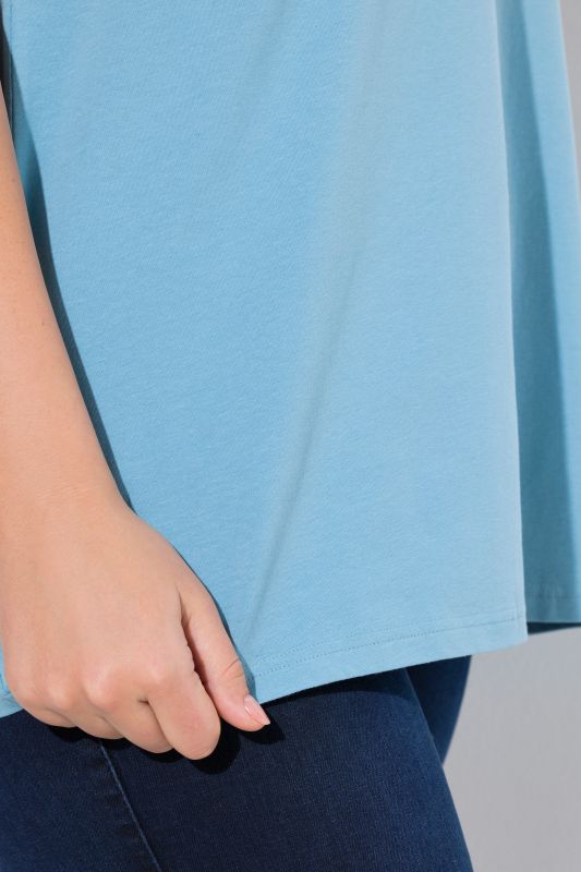 Essential V-Neck Stretch Cotton Tank