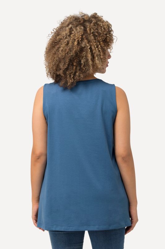 Essential V-Neck Stretch Cotton Tank