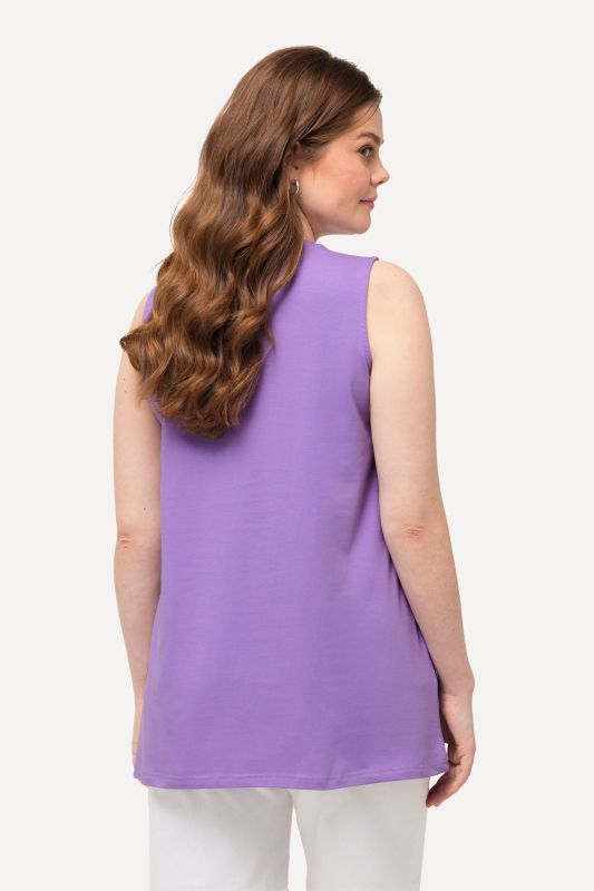 Essential V-Neck Stretch Cotton Tank