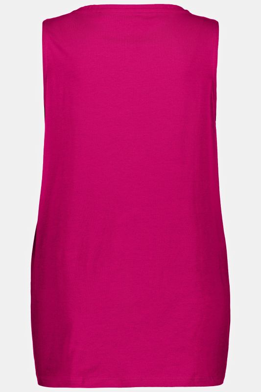Essential V-Neck Stretch Cotton Tank