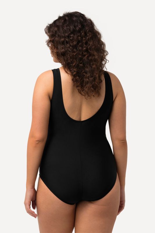 Braided Piping One Piece Swimsuit