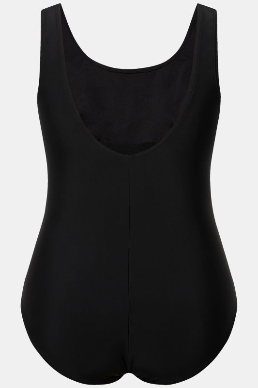 Braided Piping One Piece Swimsuit