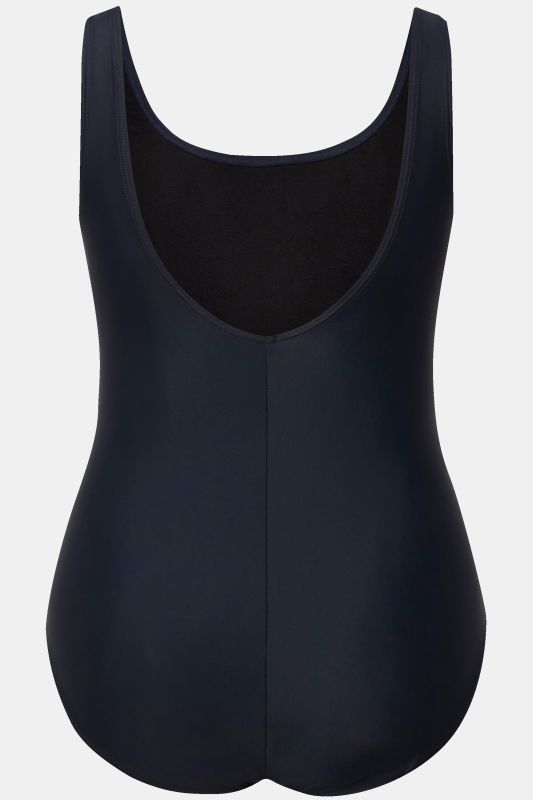 Braided Piping One Piece Swimsuit