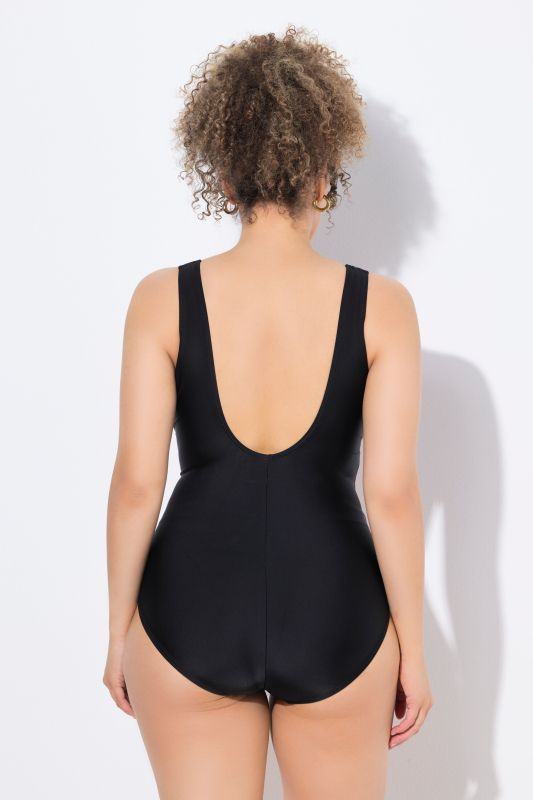 Ombre Wrap Look One Piece Swimsuit