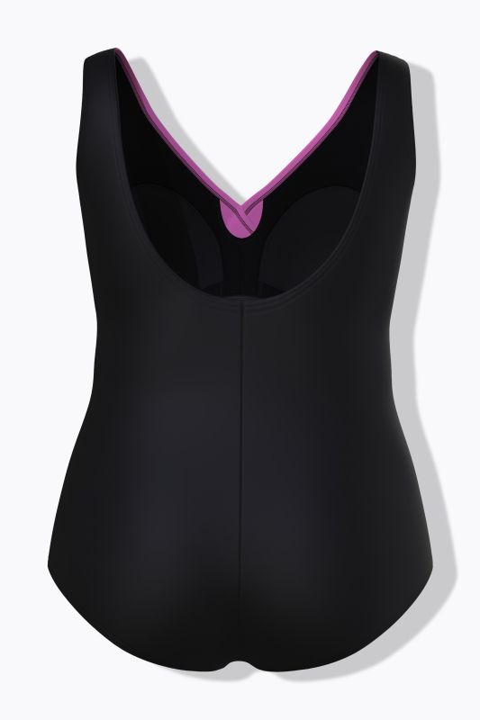 Ombre Wrap Look One Piece Swimsuit