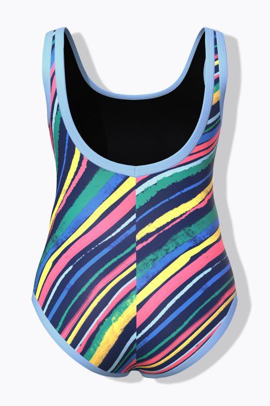 Rainbow Striped Swimsuit