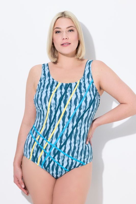 Wave Print Swimsuit