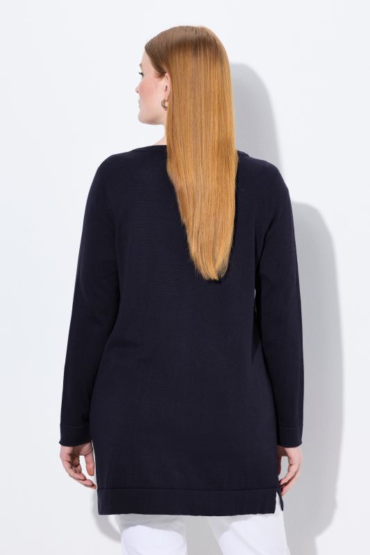 Longline Pima Cotton Cardigan