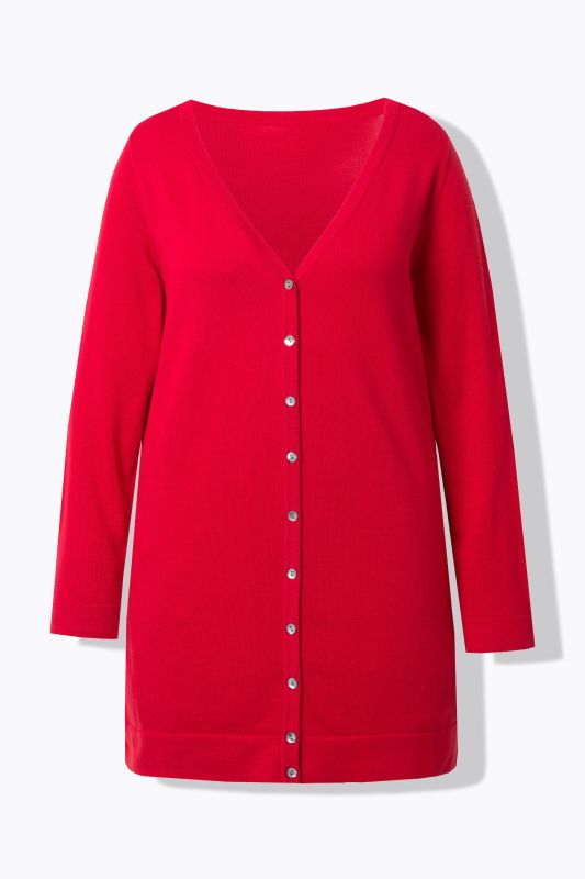 Longline Pima Cotton Cardigan