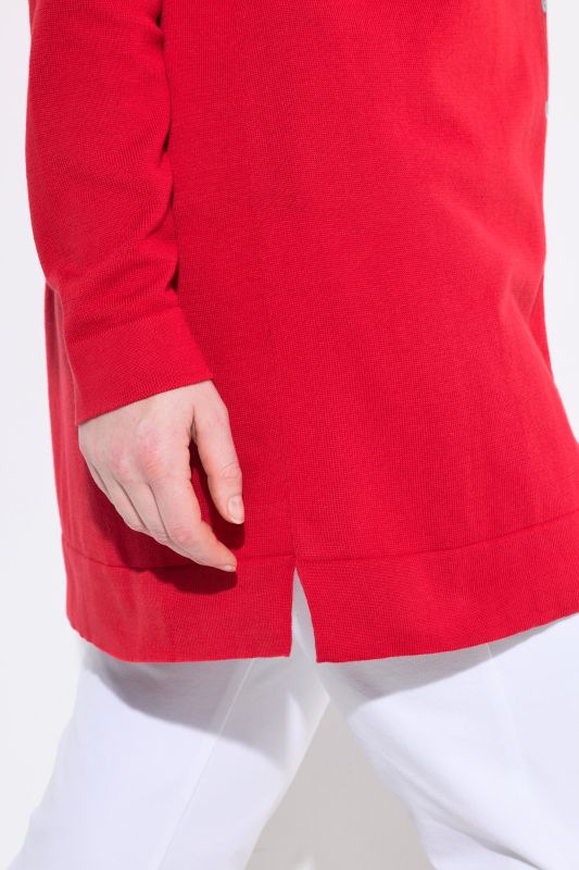 Longline Pima Cotton Cardigan