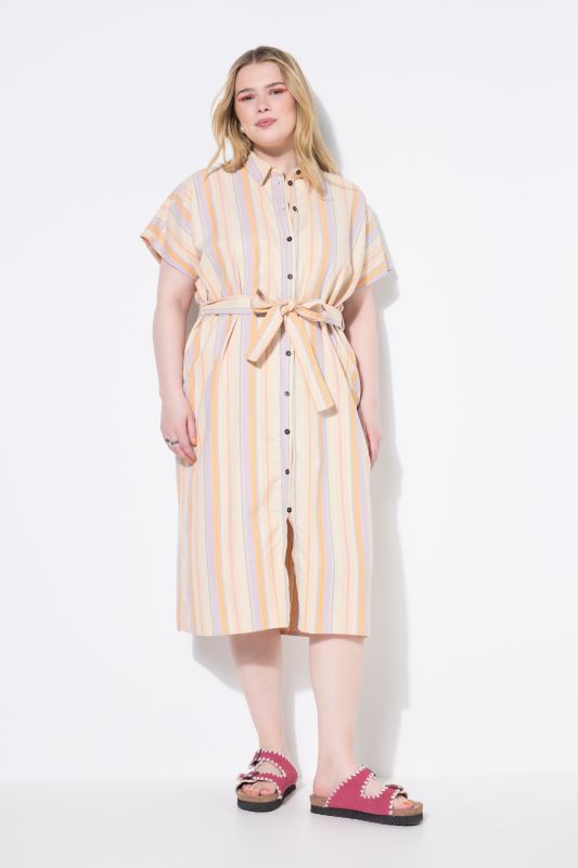 Midi shirt dress