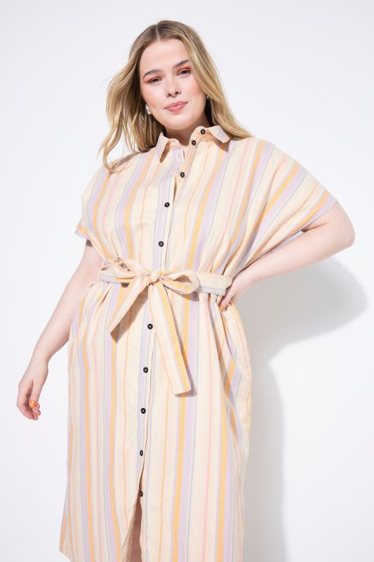 Midi shirt dress