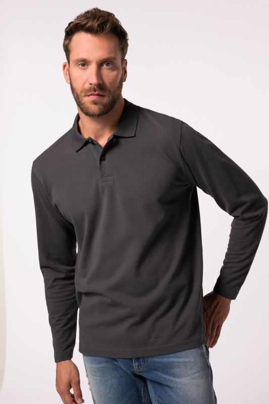 Long Sleeve Piqué Polo Shirt