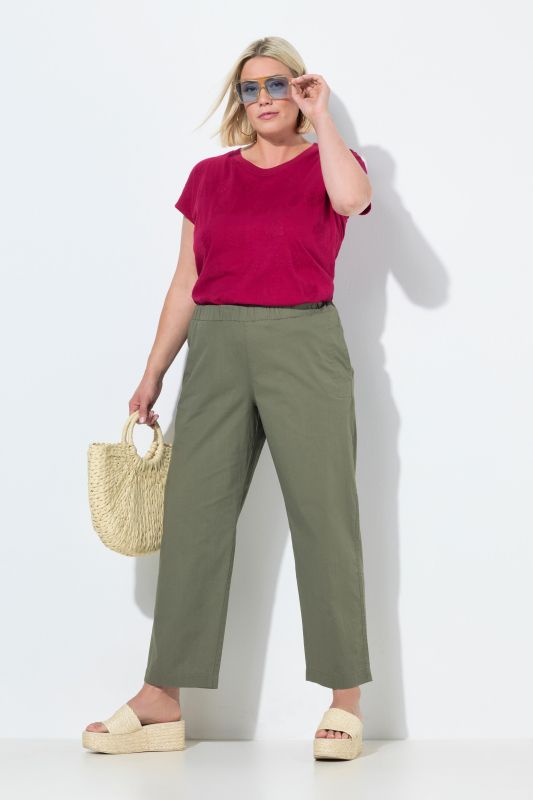 Wide Leg Ruby Fit Stretch Chino Pants