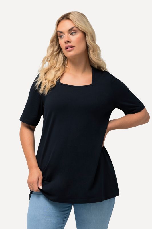 Essential Square Neck Stretch Tee
