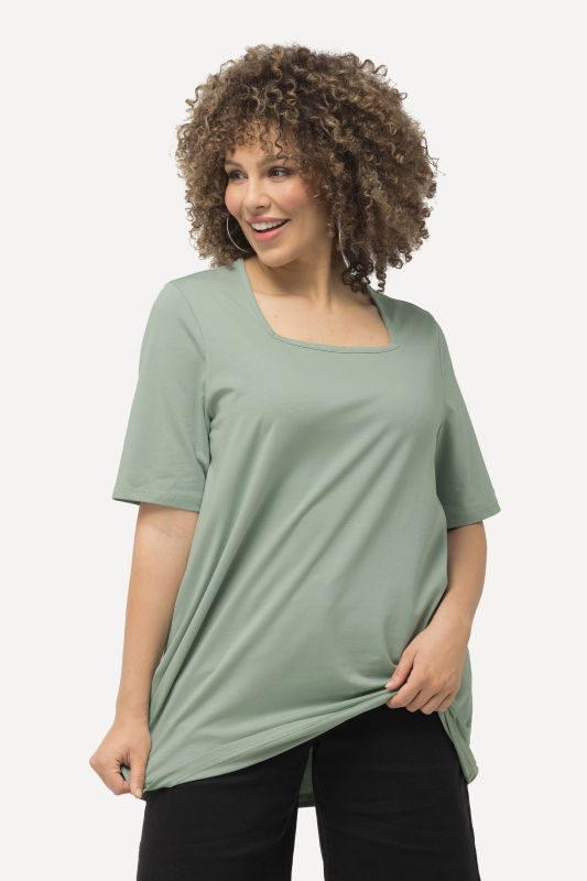 Essential Square Neck Stretch Tee
