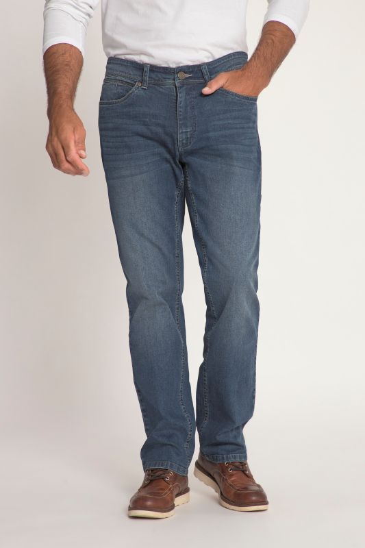 Jeans, lightweight, stomach fit, regular fit, 5-pocket, up to size 36/72