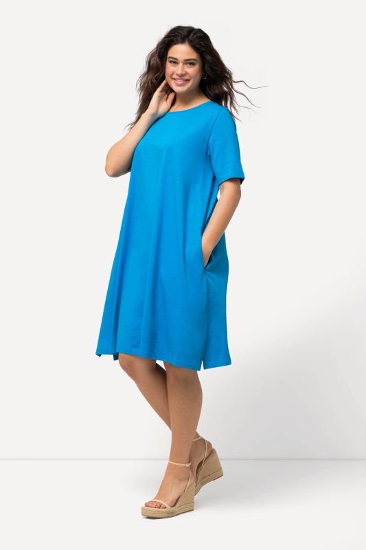 Short Sleeve Jersey Midi Dress