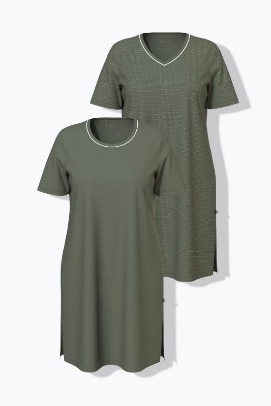 2pcs, Bigshirts, simple and dots