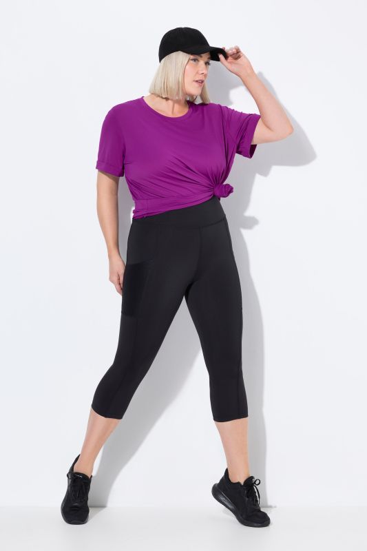 Cropped High-Waisted Leggings