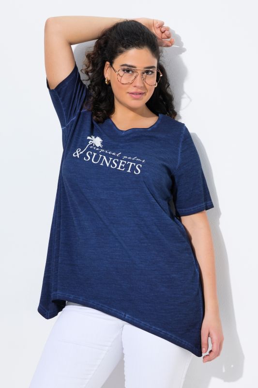 Sunset Lettering Short Sleeve Graphic Tee