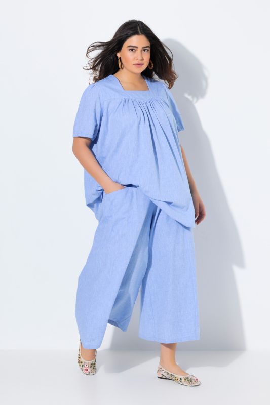 Eco Cotton Wide Leg Culottes