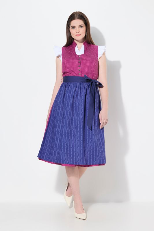 Minimal Print Goblet Collar Dirndl