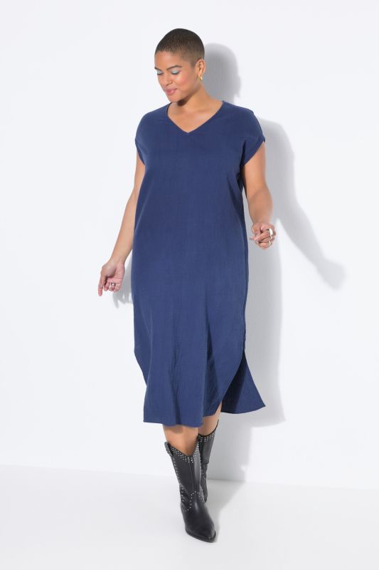 Muslin midi dress