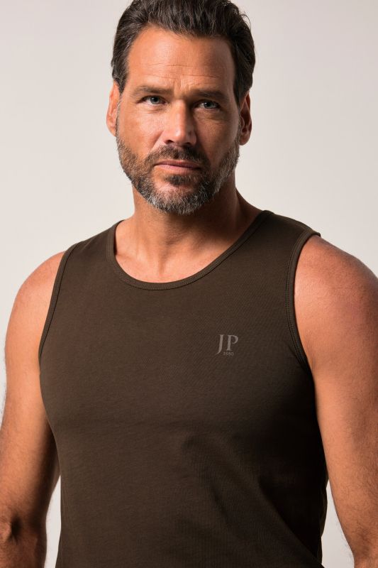 2 Pack Stretch Knit Combed Cotton Tanks