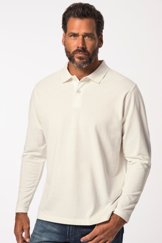 Long Sleeve Piqué Polo Shirt