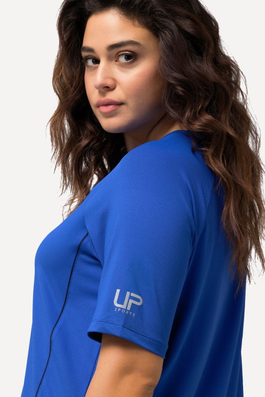 Piping Accent Functional UVP 50+ Stretch Knit Top