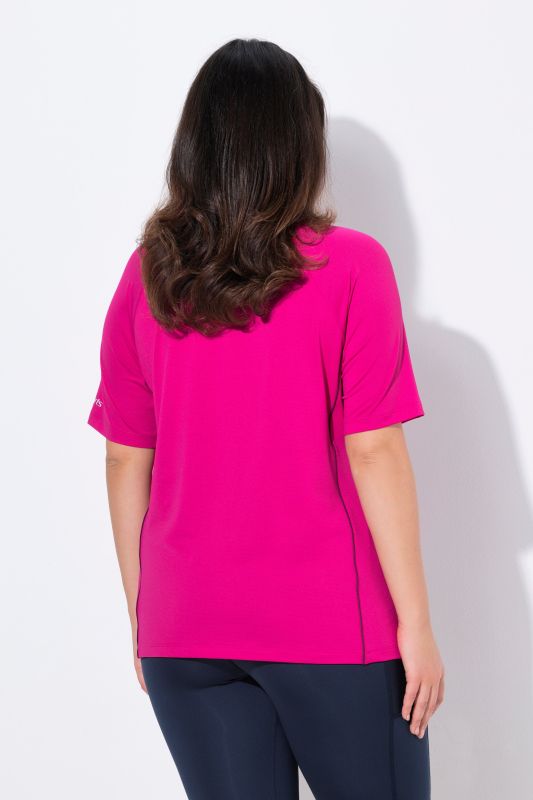 Piping Accent Functional UVP 50+ Stretch Knit Top