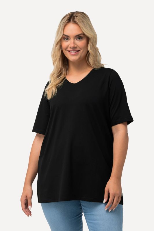 Essential V-Neck Stretch Tee