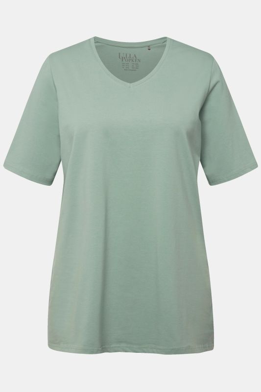 Essential V-Neck Stretch Tee