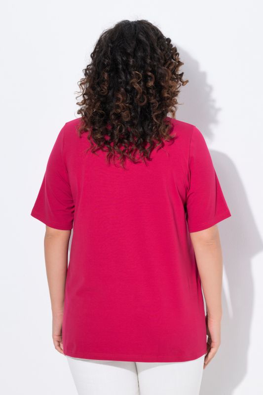Essential V-Neck Stretch Tee