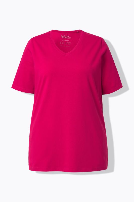 Essential V-Neck Stretch Tee