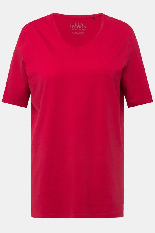 Essential V-Neck Stretch Tee