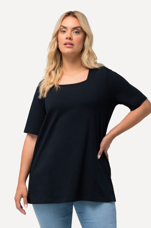 Essential Square Neck Stretch Tee