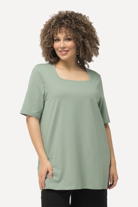 Essential Square Neck Stretch Tee