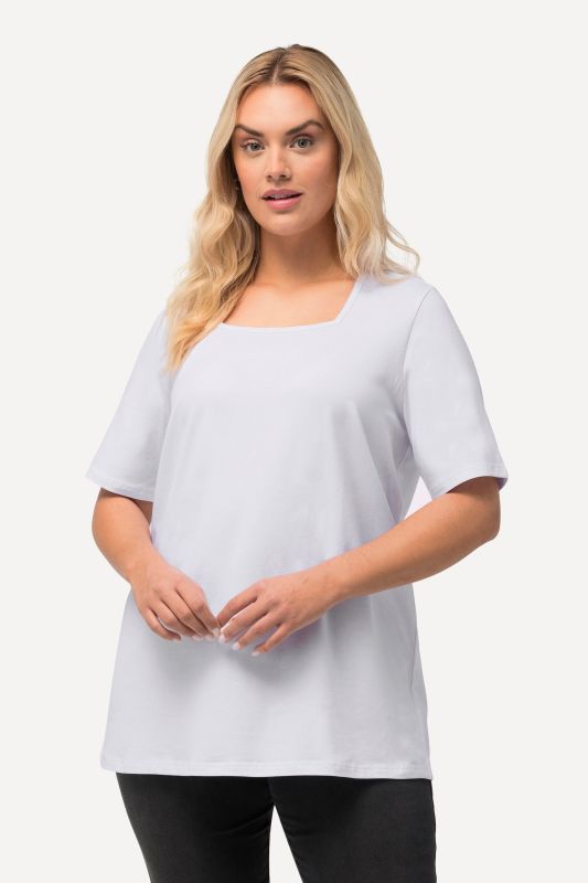 Essential Square Neck Stretch Tee