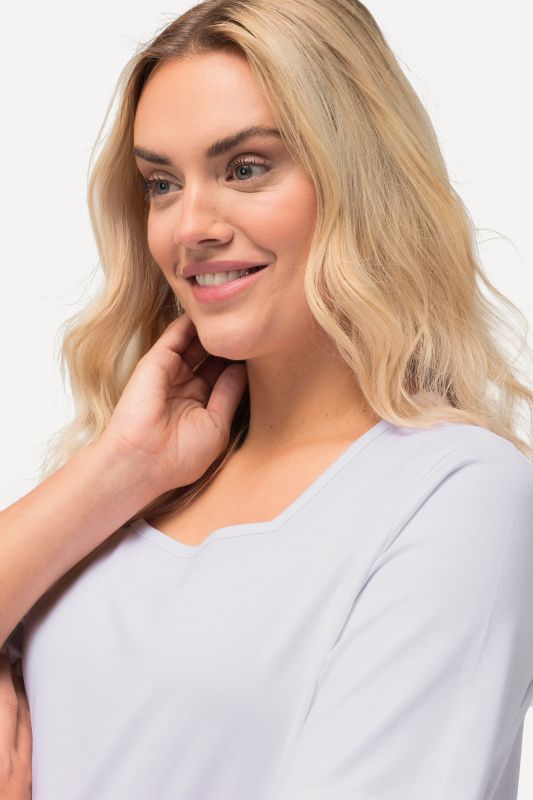 Essential Square Neck Stretch Tee