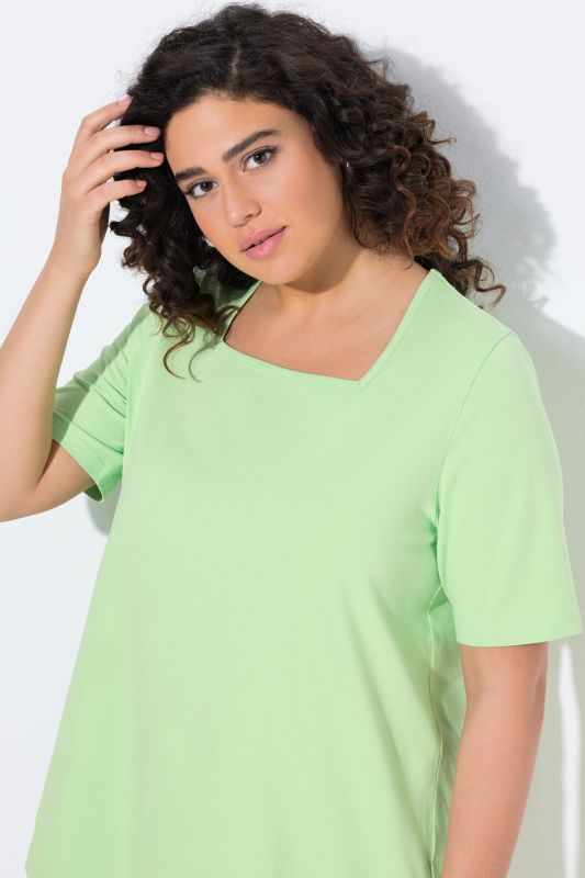 Essential Square Neck Stretch Tee