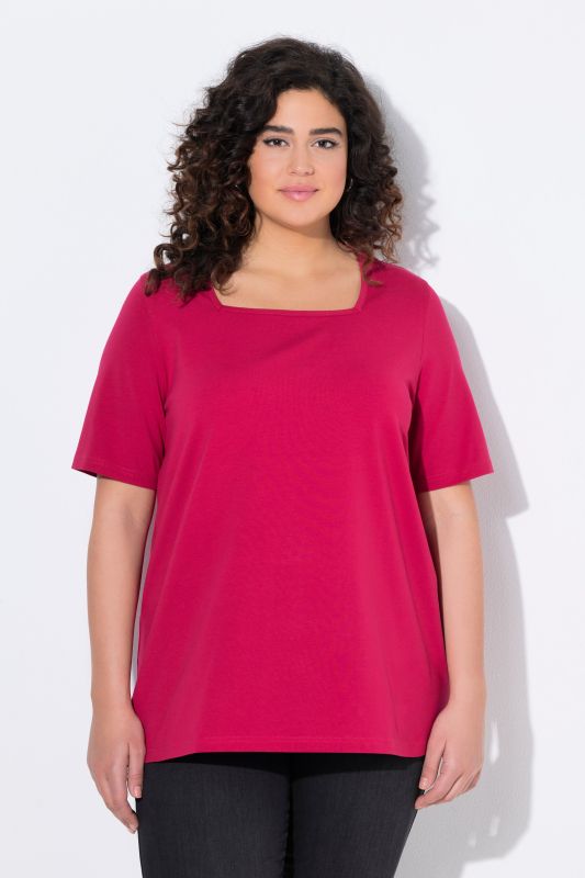 Essential Square Neck Stretch Tee