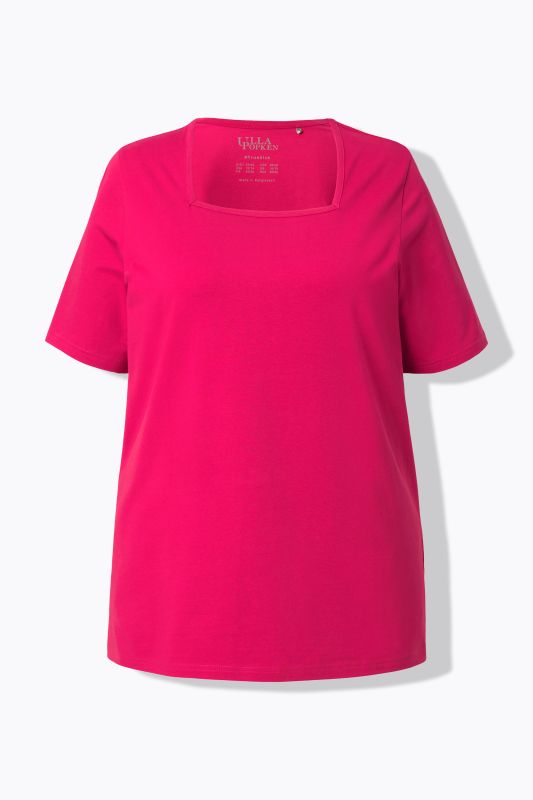Essential Square Neck Stretch Tee